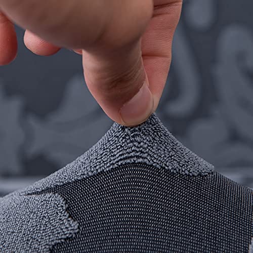 Protecteur de sofa extensible jacquard gris contre usure chat - 6