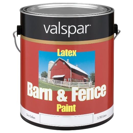 1 Gallon White Exterior Barn & Fence Latex Paint 18-3121-70 GL