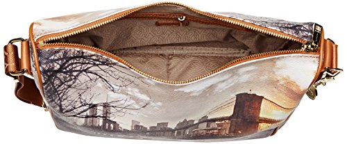 YNOT I-370, Borsa a Tracolla Donna, Multicolore