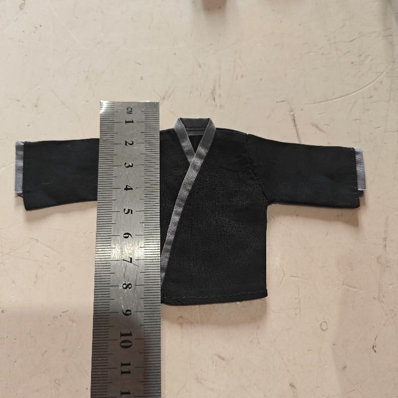 BOSWON 1/12 Scale Clothes Japanese Samurai Set Tops+Pants+Belt (no Figure) for 6" Figure