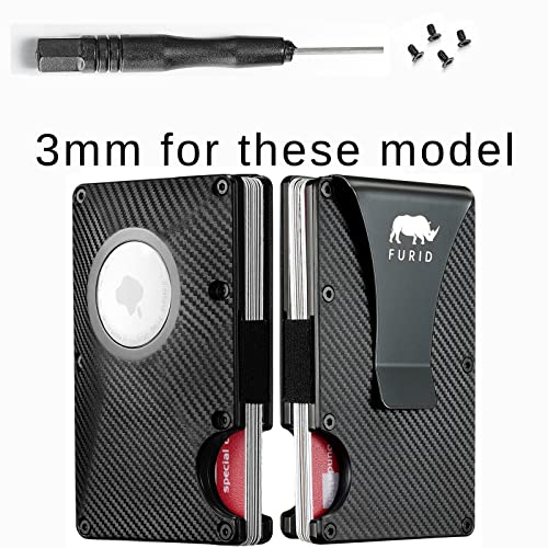 furid Minimalist Wallet Screws Replacement Set,Screws, 1 Screwdivers3