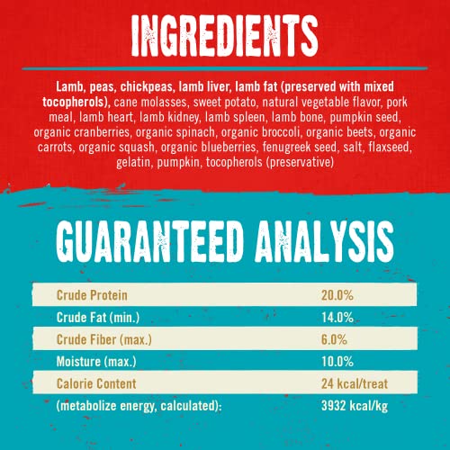 Stella & Chewy’s Freeze-Dried Raw Coated Dog Biscuits – Grass-Fed Lamb Recipe – Protein Rich, Grain Free Dog & Puppy Treat – Great Snack for Training & Rewarding – 9 oz Bag Stella & Chewy’s Freeze-Dried Raw Coated Dog Biscuits – Grass-Fed Lamb Recipe – Protein Rich, Grain Free Dog & Puppy Treat – Great Snack for Training & Rewarding – 9 oz Bag