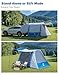 JOYTUTUS SUV Tent with Inflatable Pump, 30% More Space, Easy Set-up Car Tent for 6 Person Family Camping, Dual-Use SUV or Camping with 2 Awnings, Double Door, Fit for SUV Car Van