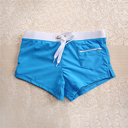 Summer Beach Low Waist Men Swimwear-Large-Blue-image-30