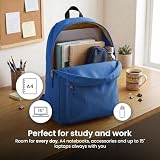 TECHMADE Plecak w stylu klasycznym unisex - plecak podróżny - plecak na laptopa - plecak biznesowy - plecak sportowy - mały plecak, niebieski, Taglia unica