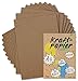 Produktbild 50 Kraftpapier DIN A4 Natur Braun - Pappe zum basteln 21,0 x 29,7 cm - Naturpapier mit 250 g/m² - Kartonpapier 100% ökologisch von Glüxx Agent