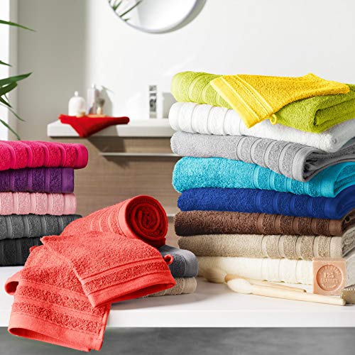 DOUCEUR D'INTERIEUR New BATHMAT 1000G Plain Color VITAMINE Turquoise