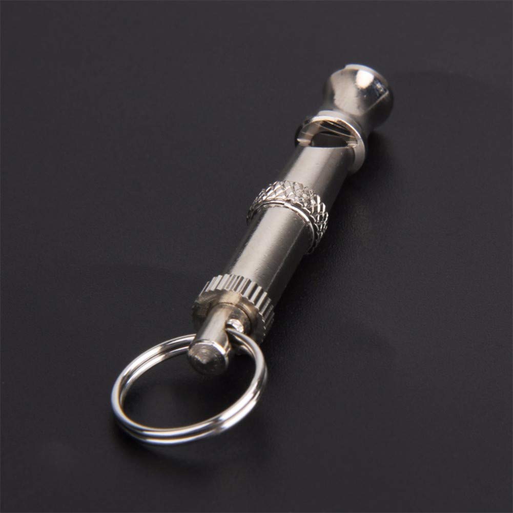 Sifflet pour Chiens Sifflet Ultrason Chien Anti Aboiement Métal Sifflet Chien Sifflet Formation Le Comportement du Chien Formateur 2pcs