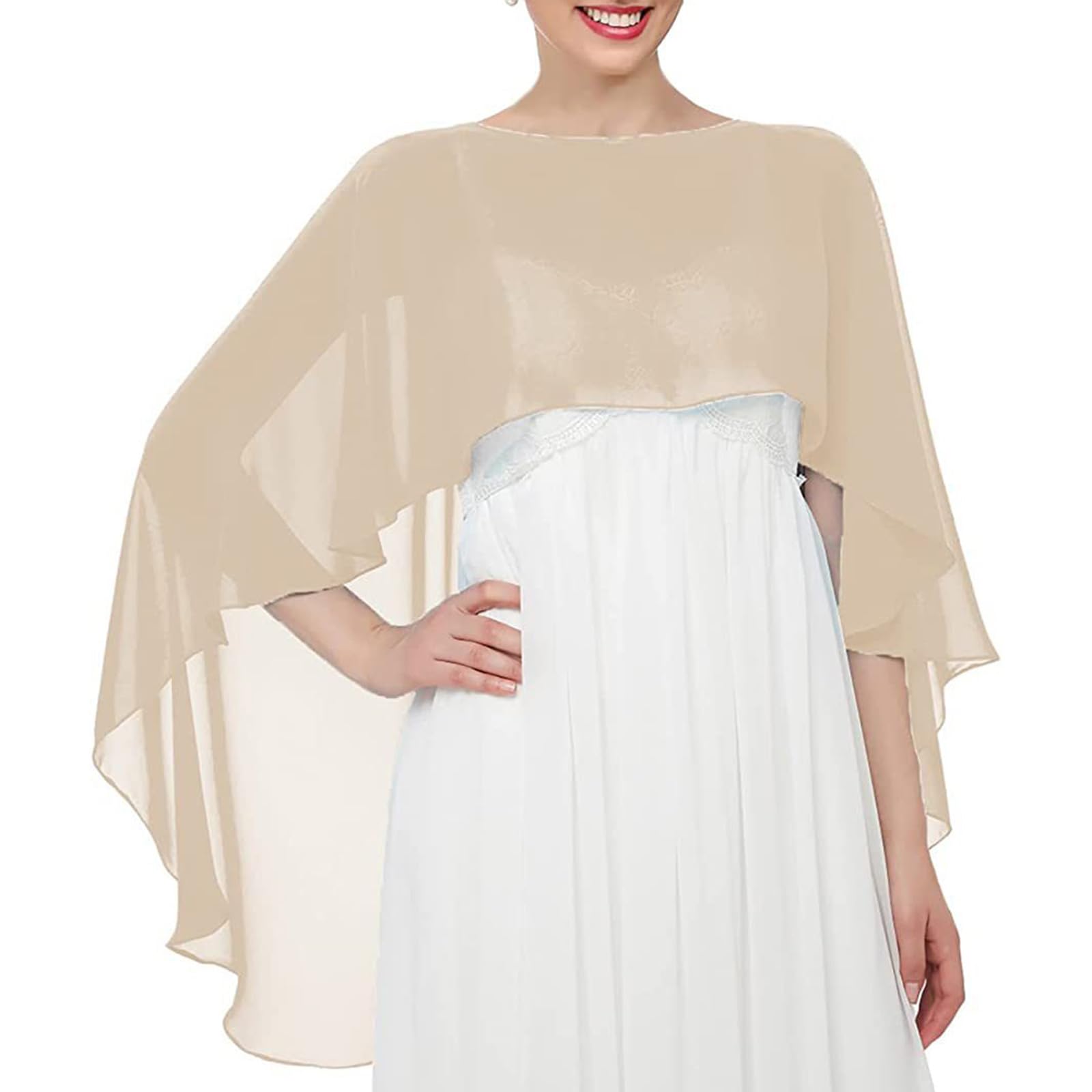 MICFENY Multiuse Pullover Scarf Shawl Wrap For Dresses Formal Event Shoulder Wrap for Evening Party and Banquet Dresses