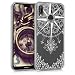 Produktbild kwmobile Huawei P20 Lite Hülle - Handyhülle für Huawei P20 Lite - Handy Case in Kompass Barock Design Weiß Transparent