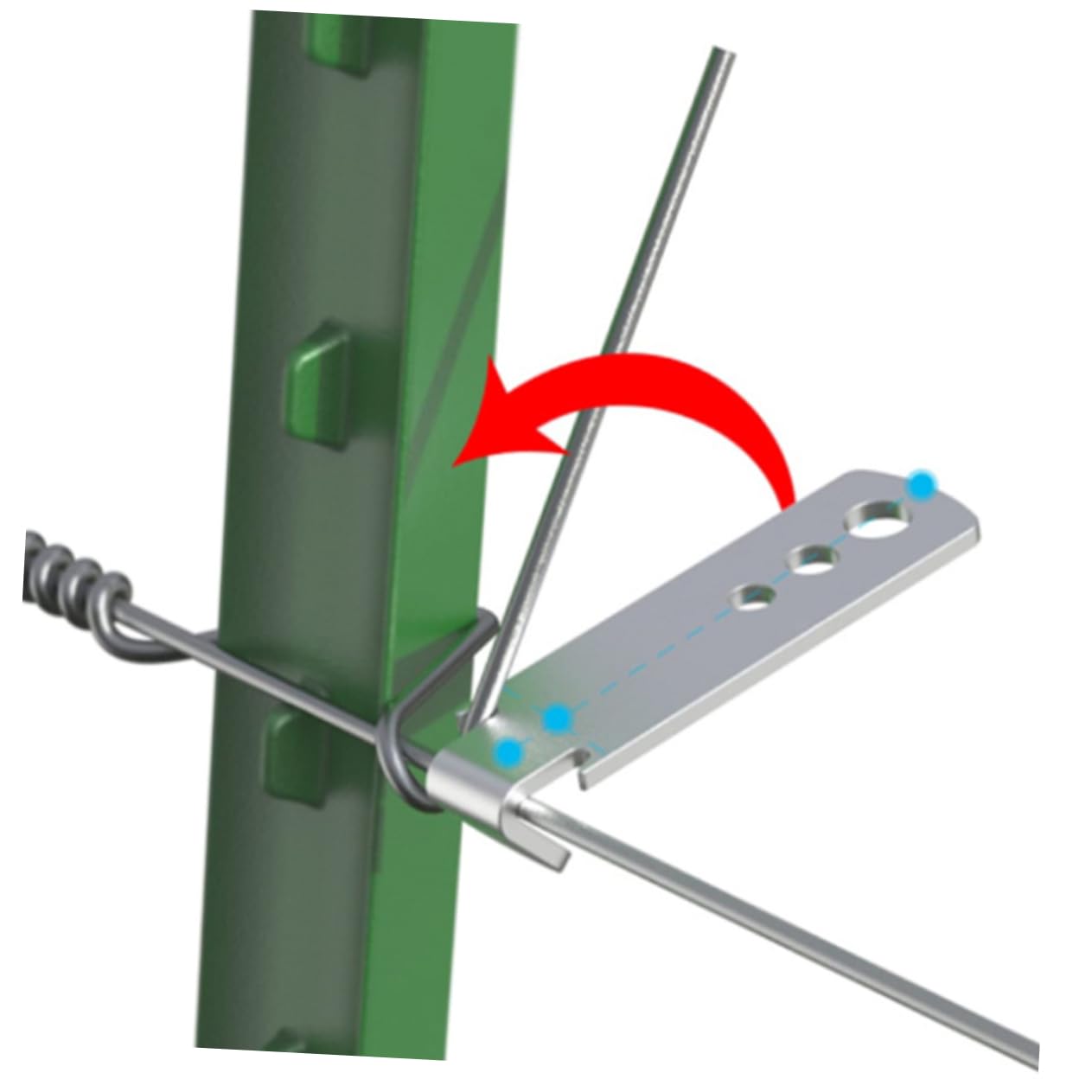 BESPORTBLE 20pièces Tendeur De Câble Métallique Outils De Tension pour Fences Compact Et Légers Installation Facile des Risques Injures