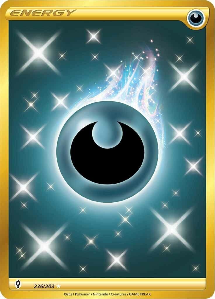 Darkness Energy - 236/203 - Secret Rare - Sword & Shield - Evolving Skies