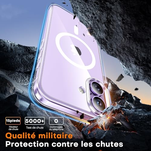 Évitez les Rayures avec la Coque Magnétique iPhone 17 Anti-Choc TAURI - 5