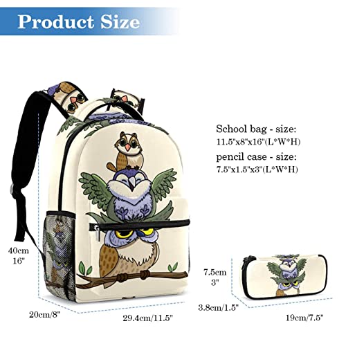 Sac à dos mignon multicolore pour filles et garçons avec sa trousse compacte - 2