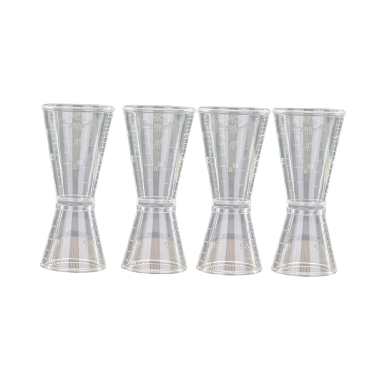 Cabilock Juego De 3 Utensilios Esenciales Para Bar En Casa: Vaso Medidor De 2 Onzas Medidor Preciso De Ingredientes Para Bebidas Kit De Accesorio Tamaño L 4 Piezas X 3