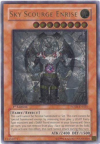 Yu-Gi-Oh! - Sky Scourge Enrise (FOTB-EN021) - Force of The Breaker - Unlimited Edition - Ultimate Rare