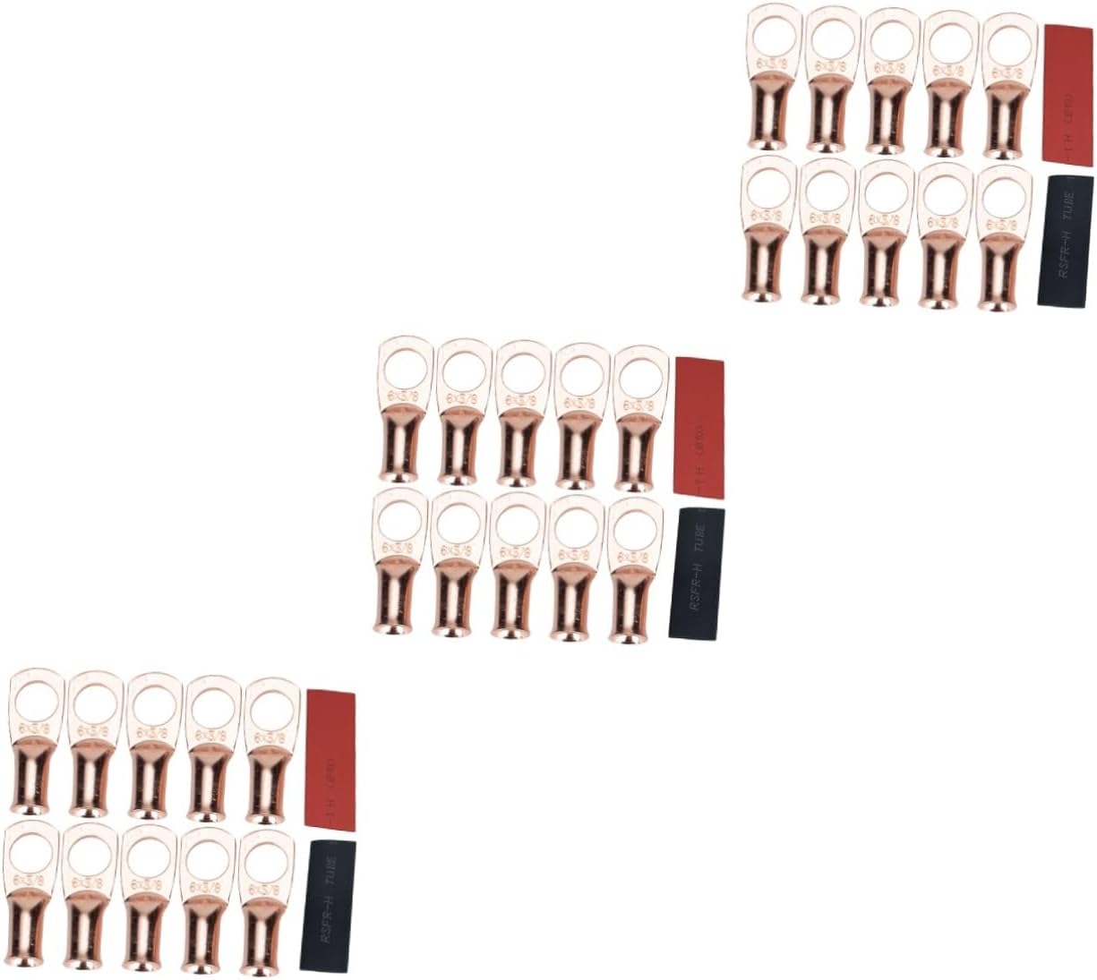 Yardwe 30 Pcs Wire Crimp Connector Battery Cable Ends