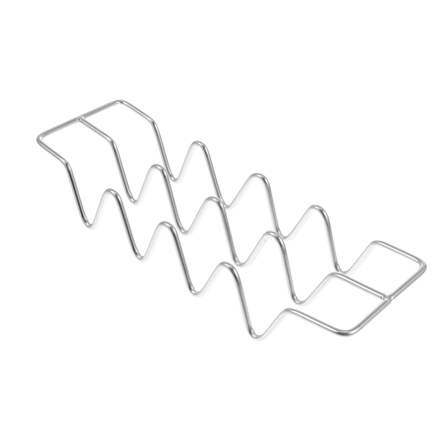 OKUMEYR 1Pc Stainless Steel Taco Rack Taco Holder for Easy Filling Serving for Parties Home Camping Reusable Easy to Clean Kitchen Gadget
