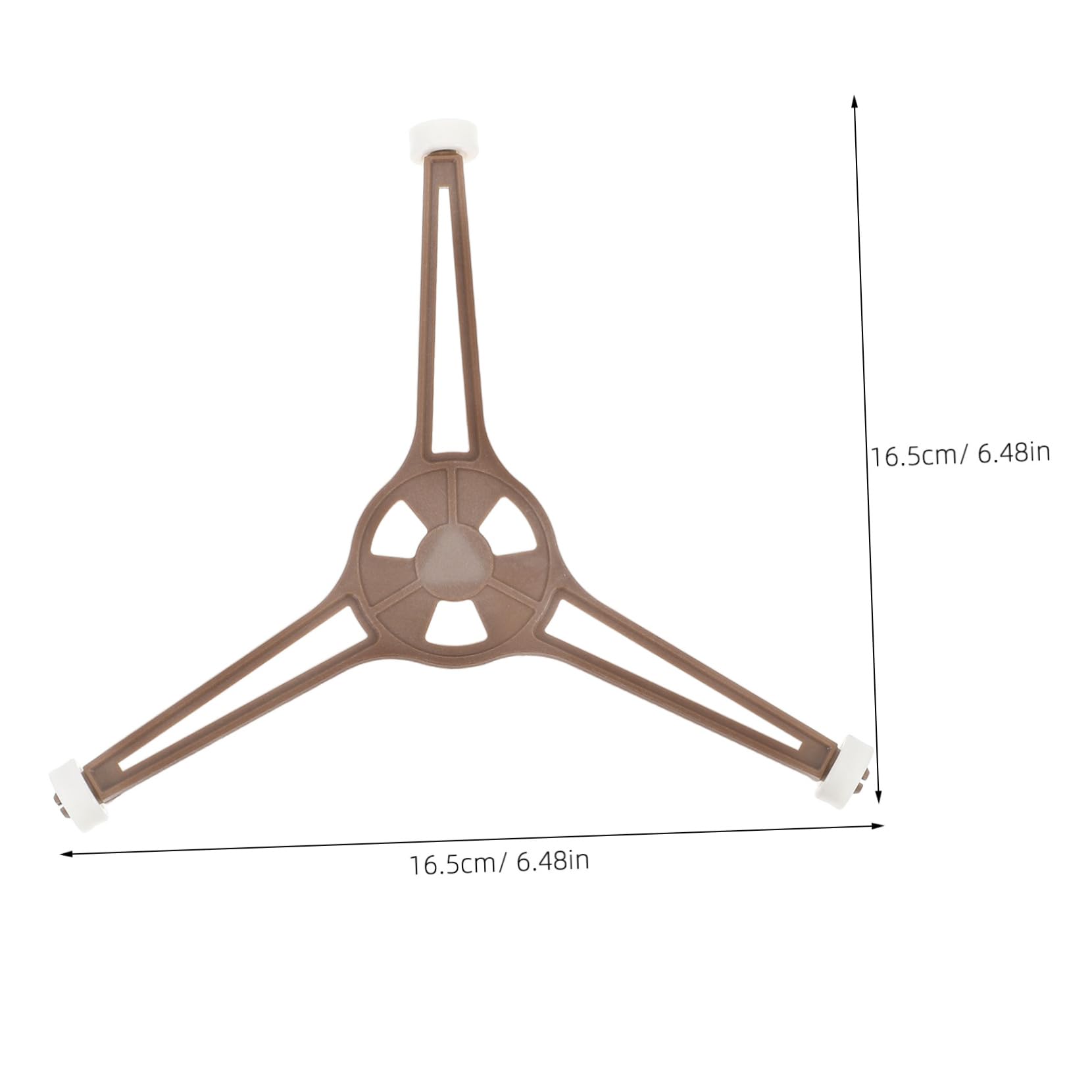 Cabilock Triple Arm Microwave Oven Turntable for Plates Stable Roller Design for Even Heating Microwave Tray Holder