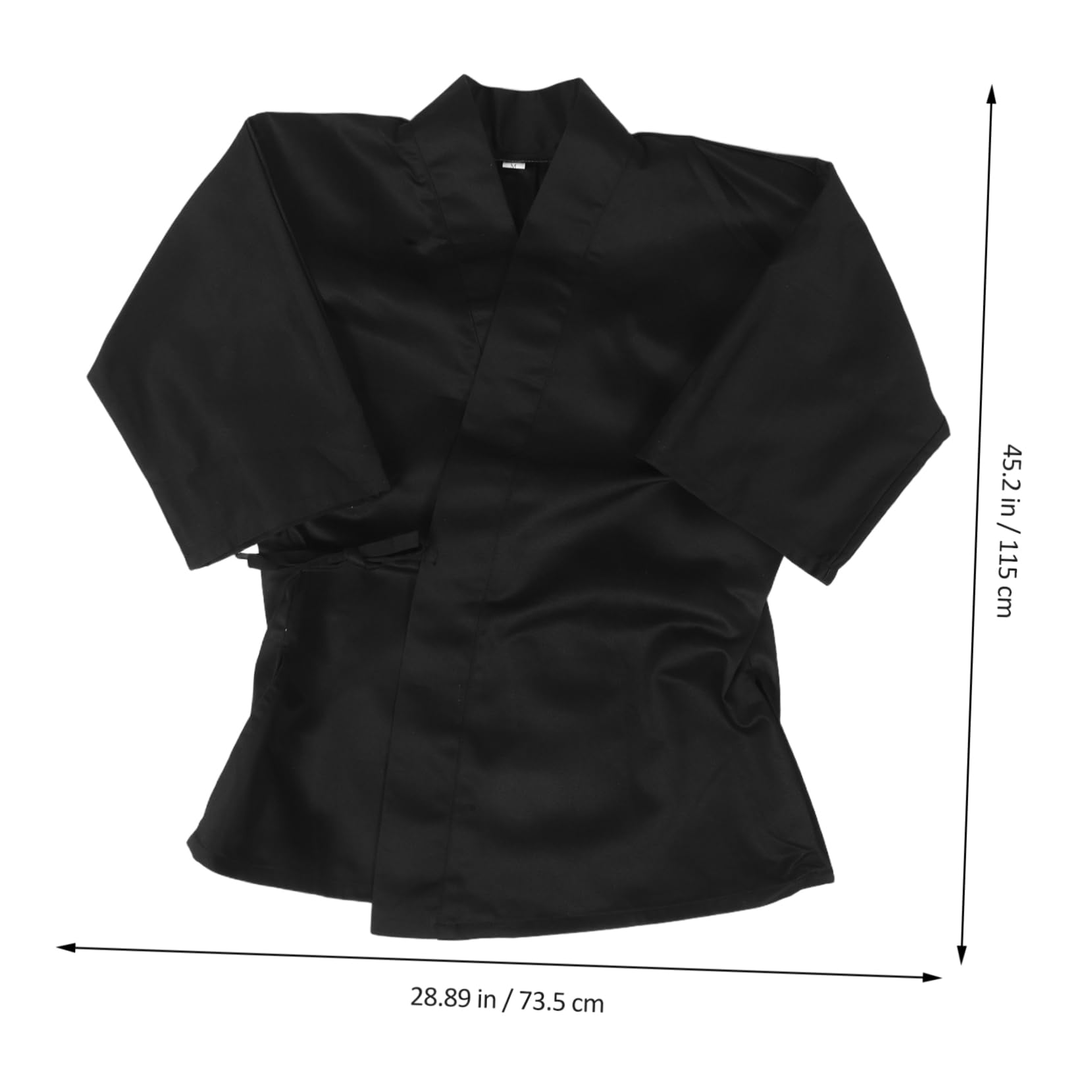 FOMIYES Ropa de Trabajo de Chef Japonesa Kimono Chaqueta de Chef de Sushi para Hombre Disfraz para Bares de Sushi Izakayas y Establecimientos de Cocina Japonesa
