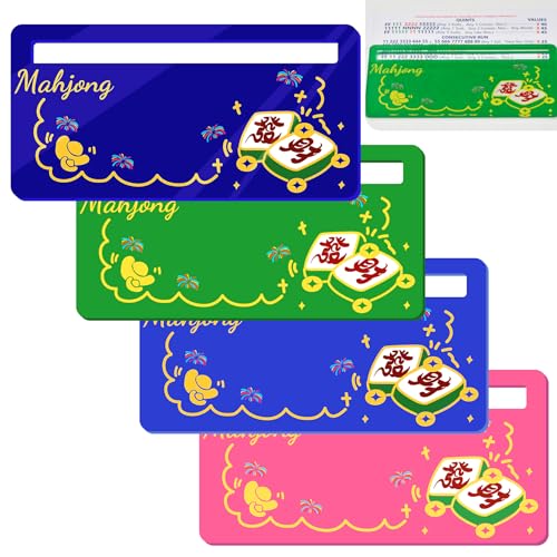 Juego 4 piezas Mahjong Line Finder acrílico