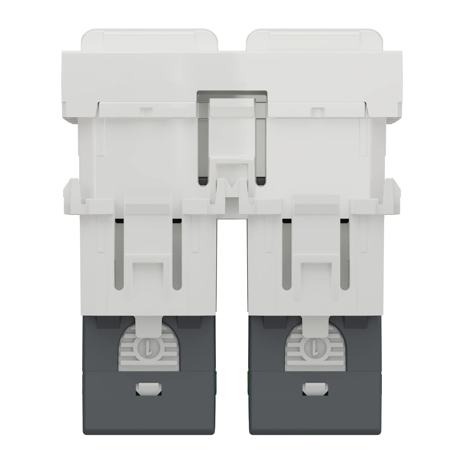 Schneider Electric NU342018 Toma Doble Rj45 Cat.6 Utp 2 Módulos Polar