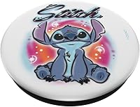 Vista 2 de Disney Lilo & Stitch Airbrush Portrait PopSockets PopGrip: agarre intercambiable para teléfonos y tabletas
