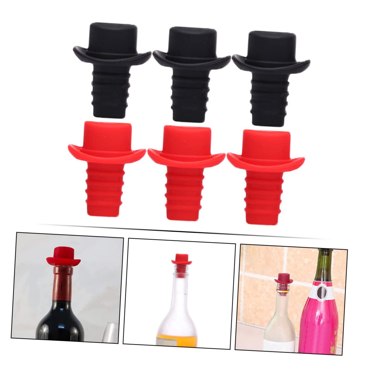 Accessoire Vin Bouchon Sous Vide Pour Vin - Conservation Réutilisable Avec Indicateur De Date Bouchon De Vin Sous Vide