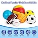 Balls for Toddlers 1-3,Toddler Sports Toys,Set of 7 Kids Ball Soft Foam Baby Sports Balls- Soccer Ball Basketball Baseball Rugby Bounce Ball Playground Indoor Outdoor Toys Gifts,with Free Bump/Bag