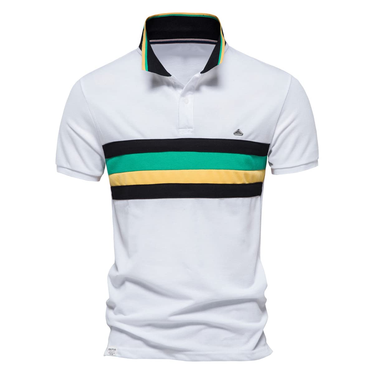 ARIASS Polo de Golf para Hombre de Secado rápido Que Absorbe la Humedad y Rendimiento atlético