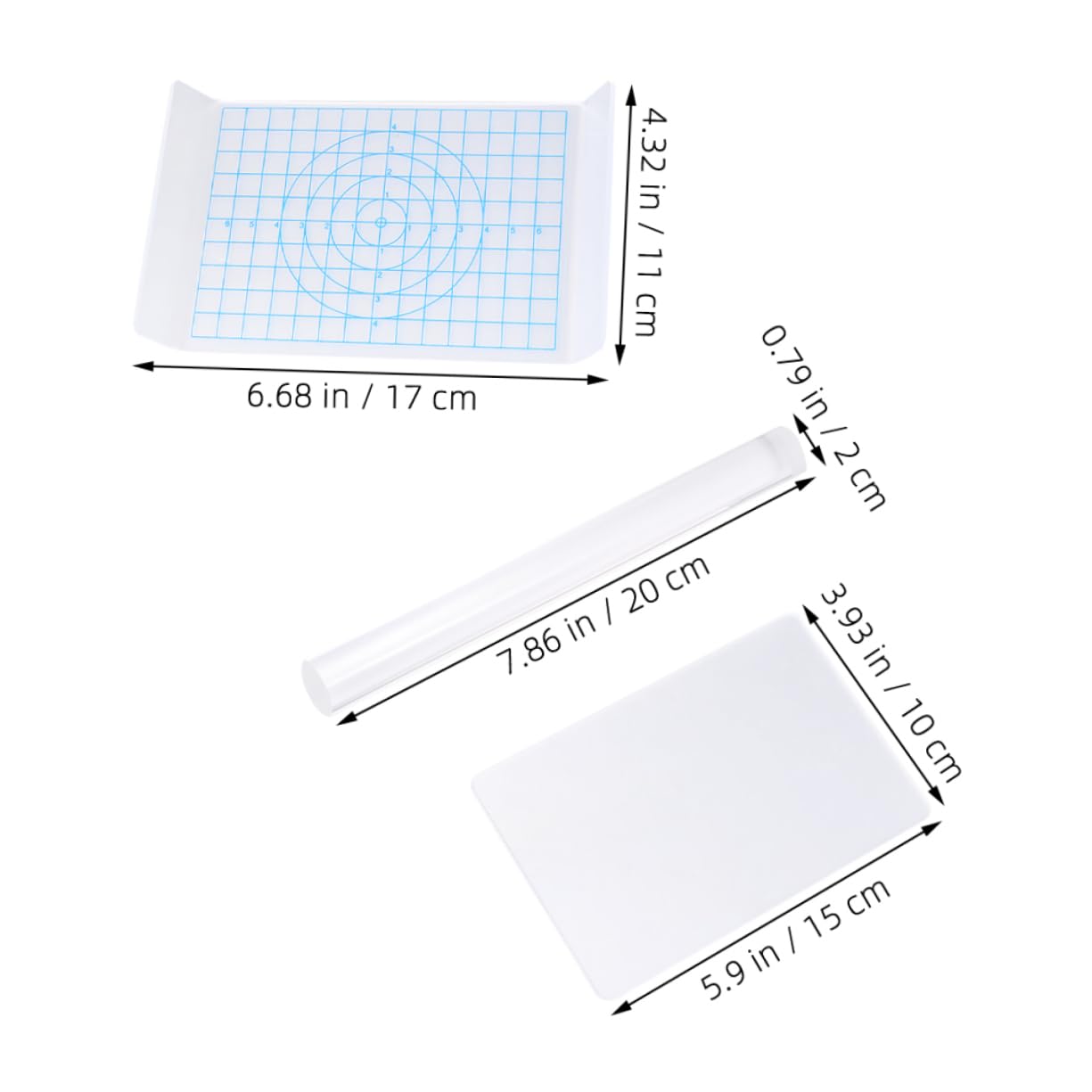 DOITOOL Manual Sculpting Tools Set Acrylic Clay Roller Pottery Smudge Mat Clay Board for DIY Art Craft