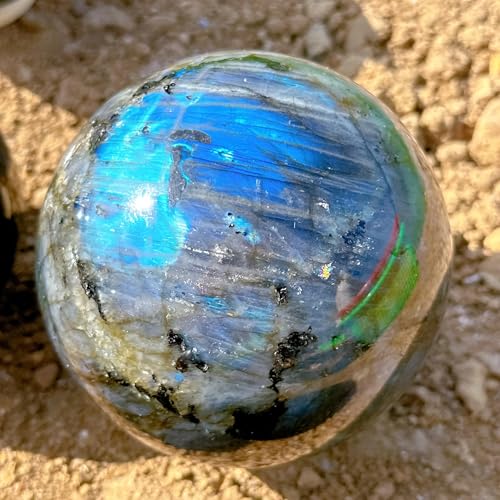 Labradorite Sphère 8cm contre le Stress pour Espace Zen - 5