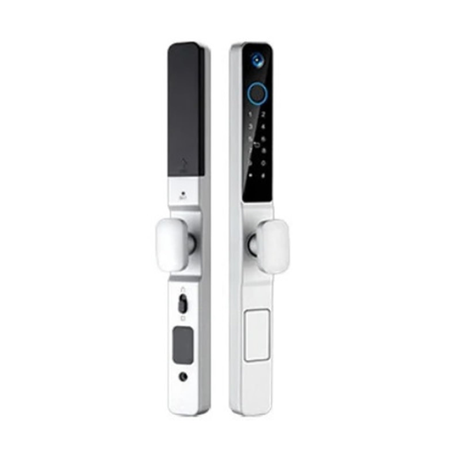 Tuya WiFi Wodoodporny Wizjer Zewnętrzny Aluminiowy Zamek Do Drzwi Przesuwnych Odcisk Palca Hasło Aplikacji Karta RFID Keyless Inteligentny Wysoki Poziom BezpieczeńStwa