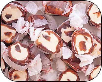 Chocolate Caramel Mocha Gourmet Salt Water Taffy 5 Pound Bag (Bulk) by Taffy Town