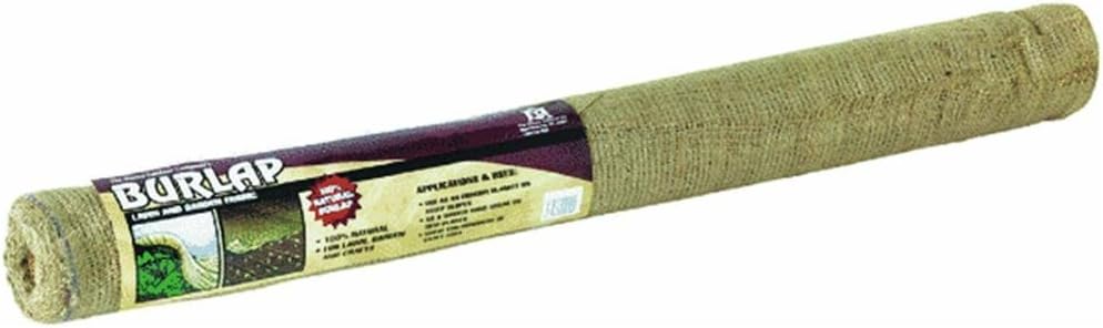 MASTER GARDNER COMPANY504 3' x 20' 100Percentnatural Burlap for Lawn Garden & Crafts