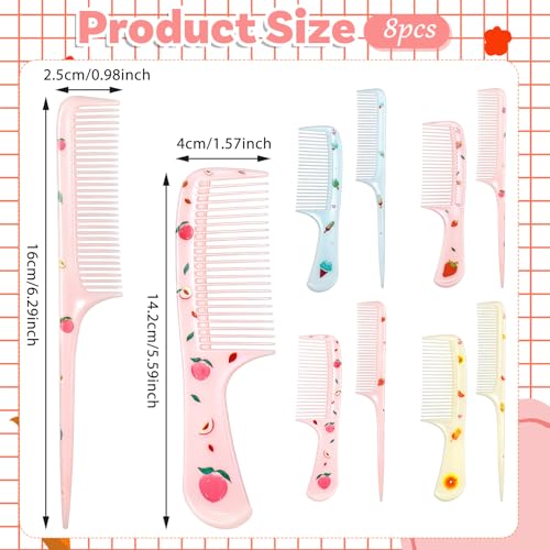 Set de 8 Peines Mini para Bebé y Niñas miniatura 2