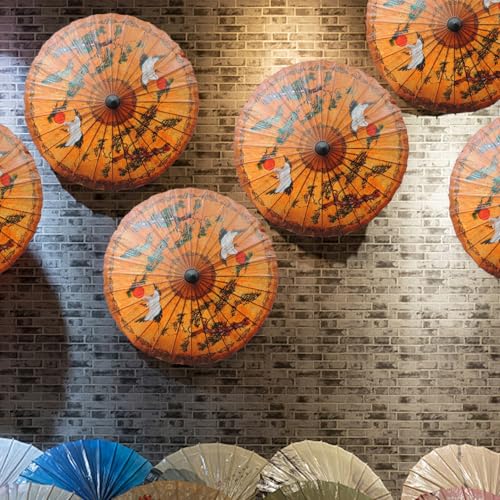 Parapluie chinois en papier imperméable et parasol de fête