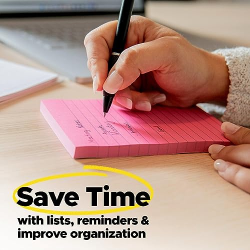 Image of Post-it Notes, 3 x 3 in, Poptimistic Collection, 3 Lined Pads | School Supplies and Office Products
