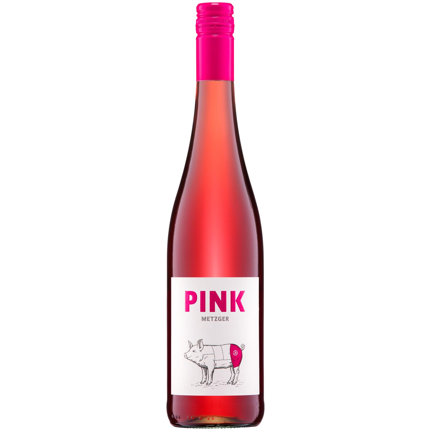 Weingut Uli Metzger PINK Rosé feinherb Rosé Deutschland inkl. FeinWert E-Book (1 x 0,75l)