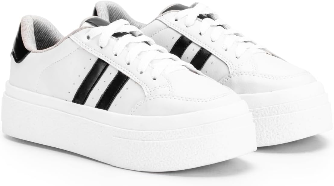 Tenis Feminino Sapatenis Sola Alta Listras Casual Original em promoção! Veja a oferta e mais achadinhos de Tênis Hoje é o melhor dia para comprar Tenis Feminino Sapatenis Sola Alta Listras Casual Original com aquele preço maroto! Promoção! Aproveite a oferta!