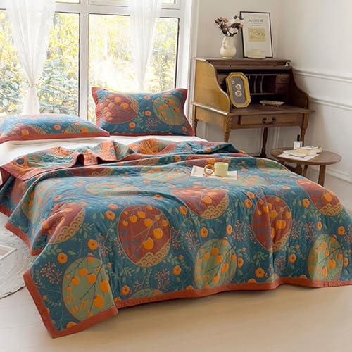 Couverture boho 100% coton de style bohéme vintage - 8