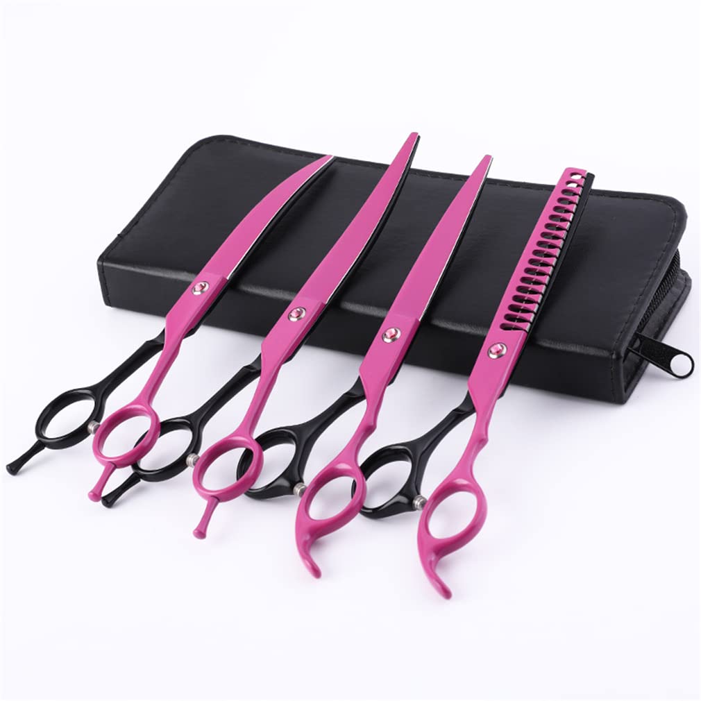 Set di Forbici per Pet Pet in Acciaio Inox, Cesoie per Cani Professionali, Cesoie per Cani, Cesoie per Cani E Pettini per Animali Domestici, per Cani, Gatti E Altri Animali