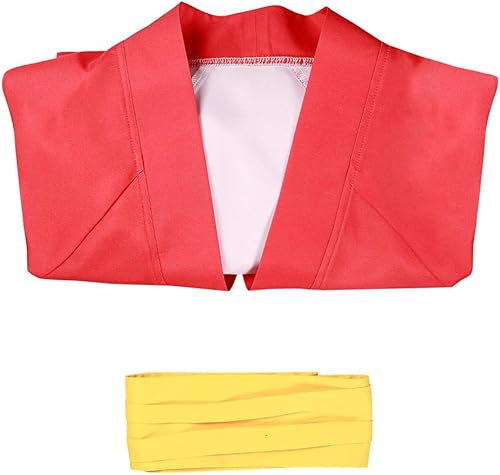 Miniatura 7 de ulesoke Disfraz de cosplay para adultos, kimono de anime, estampado, capa, cinturón, trajes de Halloween para hombres, fanáticos del anime, amantes