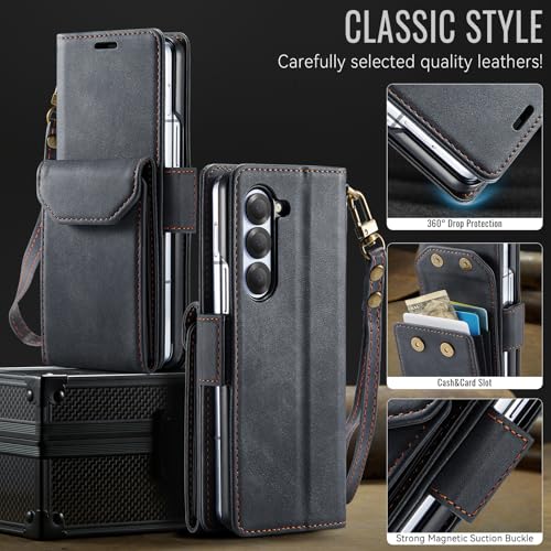 Coque Samsung Galaxy Z Fold 6 Asuwish A23DKPT US Noir - Protection Intégrale