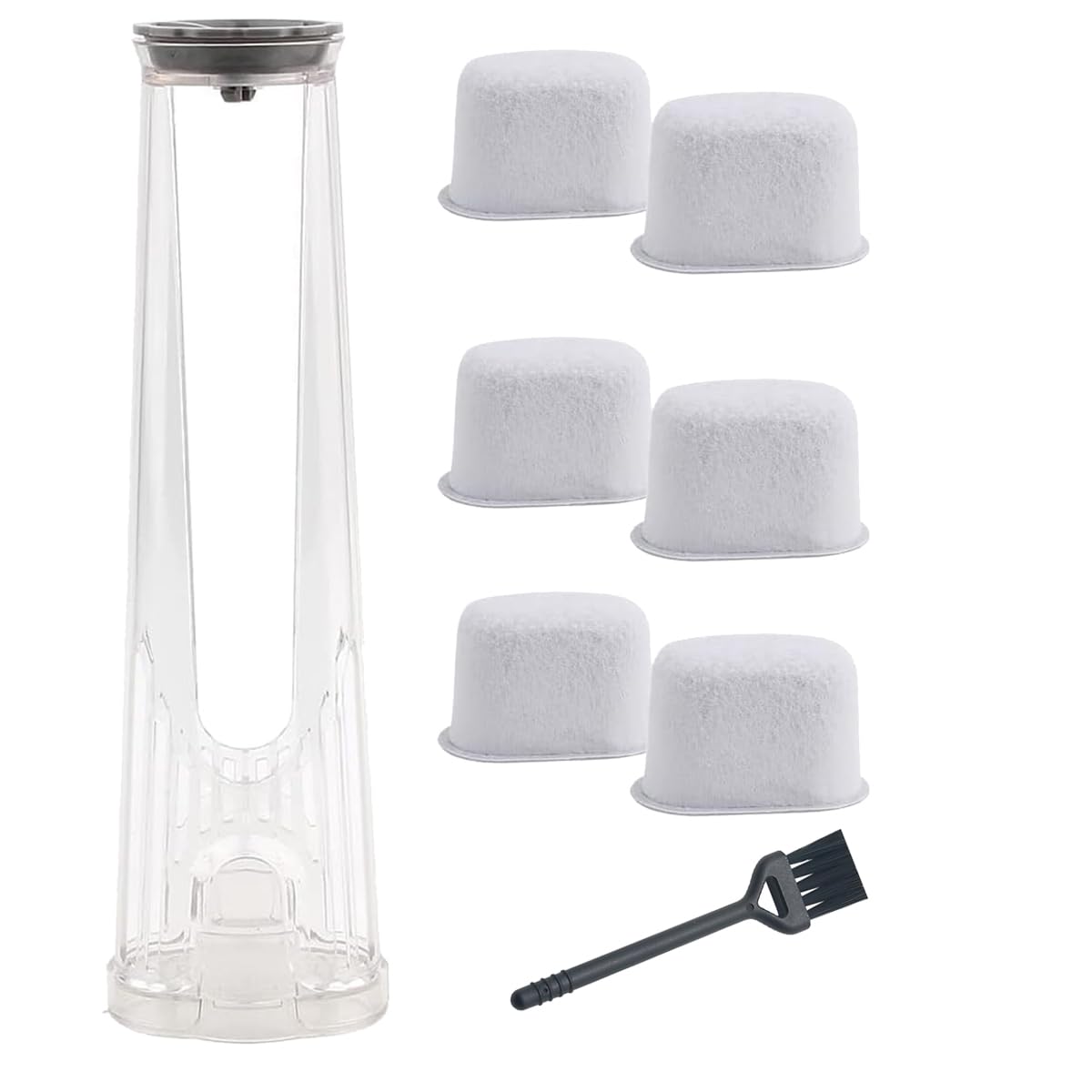Kit de inicio de repuesto para Keurig 2.0, K-Cup K300/K400/K500, incluye soporte para filtro de agua y 6 filtros de repuesto