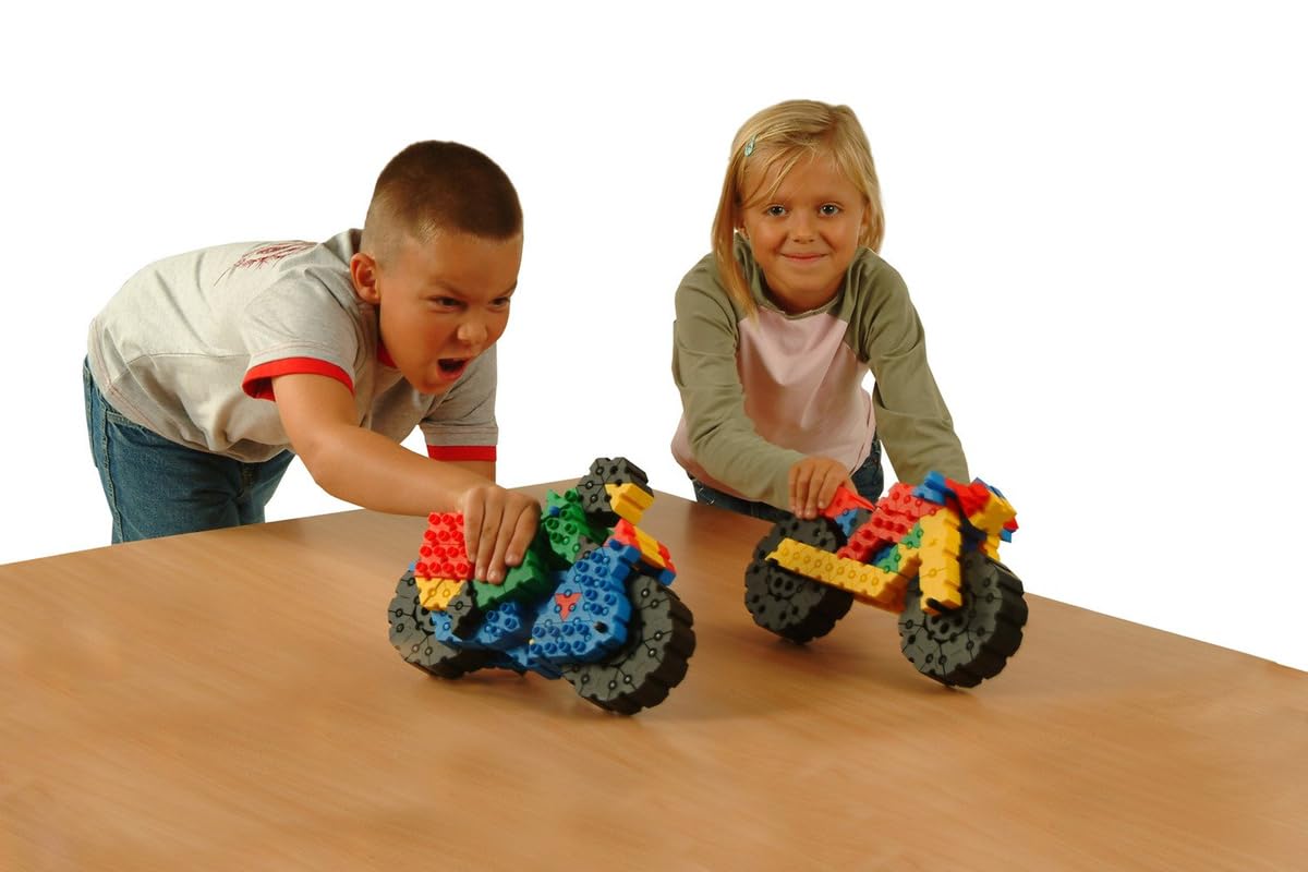 Morphun Motocicletas 360 piezas Juego de construcción Bloques de construcción Vehículo Kit de construcción para niños