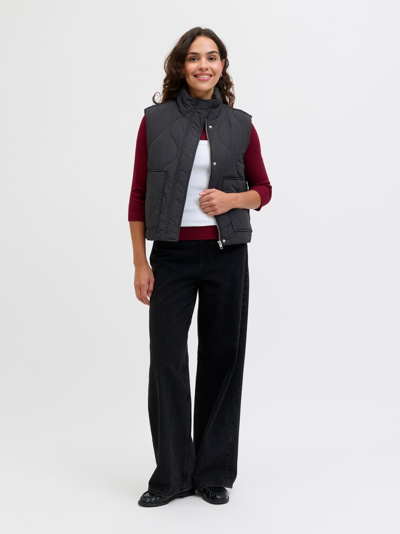 JJXX Quilted Vest Jxserena-Gilet Trapuntato Otw SN Donna