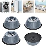 【Anti-Rutsch-Funktion】Der Stoßdämpfer kann die durch die Instabilität der Waschmaschine oder des Trockners verursachten Geräusche reduzieren. Reduzieren Sie die Vibrationsübertragung von der Waschmaschine / dem Trockner auf den Boden erheblich und vermeiden Sie so Kratzer, Kratzer und Abrieb. Schützen Sie Haushaltsgeräte vor Kratzern und schützen Sie Ihre Böden.