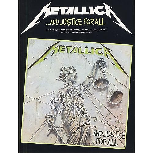METALLICA: ...AND JUSTICE FOR ALL GUITAR TAB ED... 0711938032 Book Cover