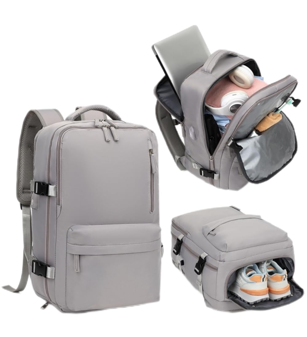 RAYPOW Mochila Viaje Cabina Avion 40x20x25 para Ryanair maletas de viaje cabina avion Bolsa de Cabina 45x36x20 para EasyJet Equipaje de Mano Cabina Avion Mochila de Senderismo Mochila para Wizzair